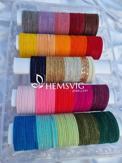 Trending Budget Friendly Glass Velvet Bangles Combo
