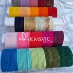 Trending Budget Friendly Glass Velvet Bangles Combo - Image 2