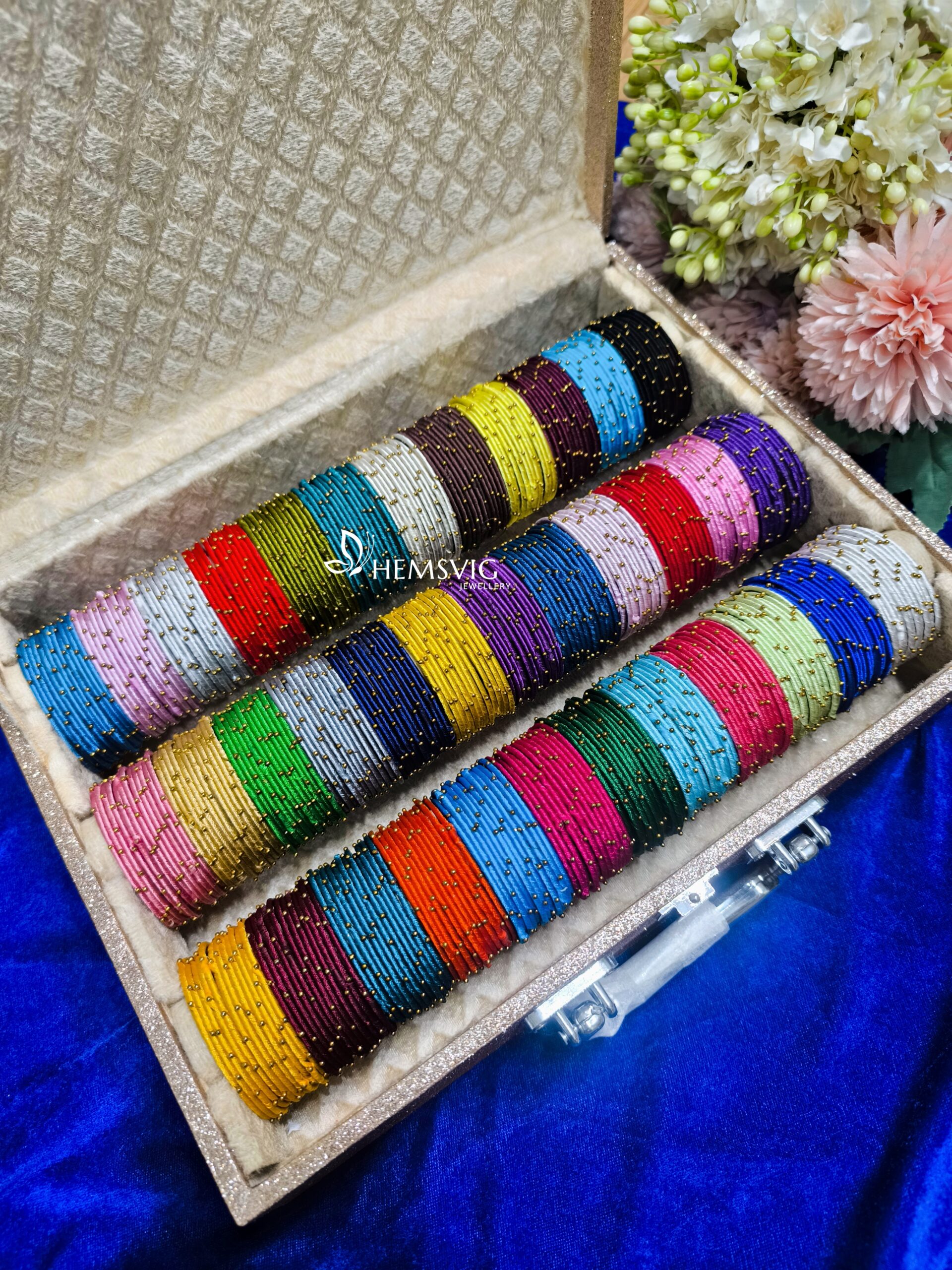 36 Dozen Metal Thread Bangles