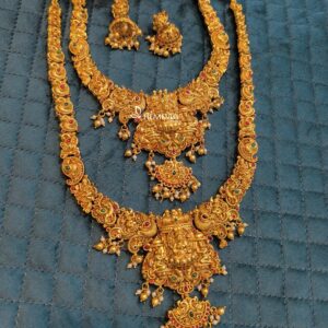 Lakshmi Necklace Haram Combo Set