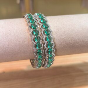 Rodium Polish AD bangles