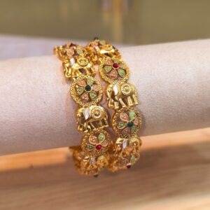 Royal Elephant Kada Bangles -2 Pcs
