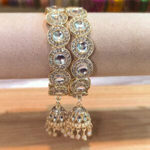 Halo Jhumka Bangles -2 Pcs