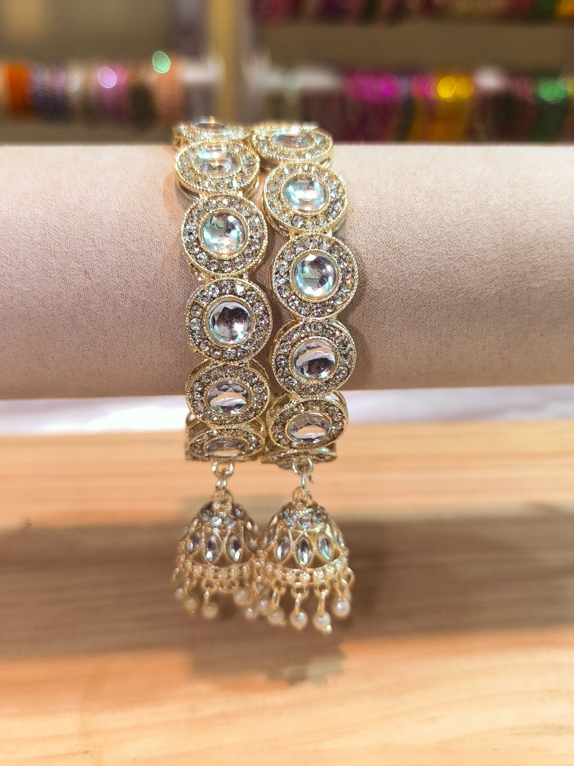 Halo Jhumka Bangles -2 Pcs
