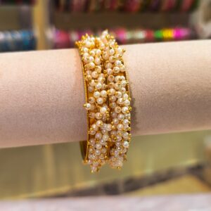 Pearl Kada bangles-2pc
