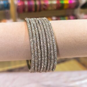 Eternal Sparkle Bangles -8 Pcs