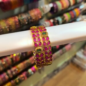 Premium Ruby Bangles - PAB0030