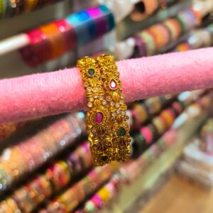 Premium Multi Colour Floral Bangles- PAB0014