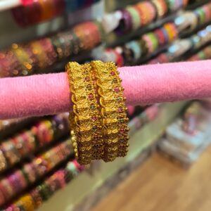 Premium Lakshmi Bangles Antique polish - PAB0004