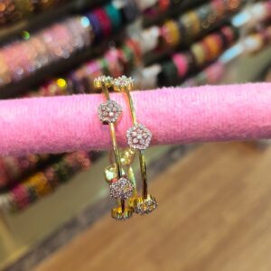 Premium Diamond Replica Bangles GJ Polish  - PAB0003