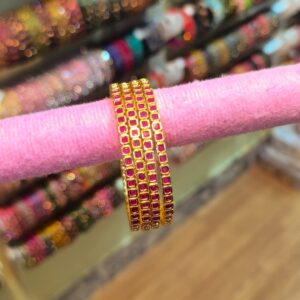 Premium Bangles Gold polish 4pcs - PAB0002