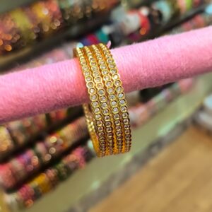 Premium Bangles Gold polish 4pcs - PAB0001