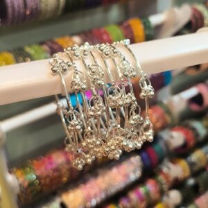 Kashmiri Bangles Silver -8 Pcs