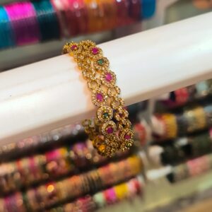 Multi Colour Round Bangles - 2 Pcs