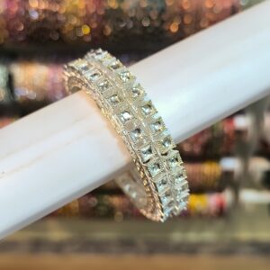 Diamond Cut Design Bangles -2 Pcs