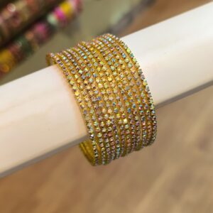 Multi Colour Chain Bangles -12 Pcs