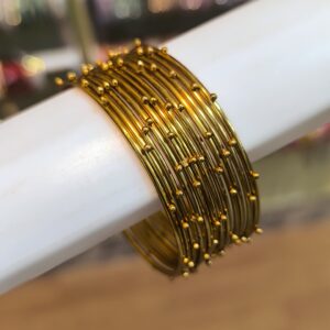Pointed Mehndi Bangles -12 Pcs