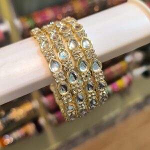 Twinkle Tear Bangles -4 Pcs