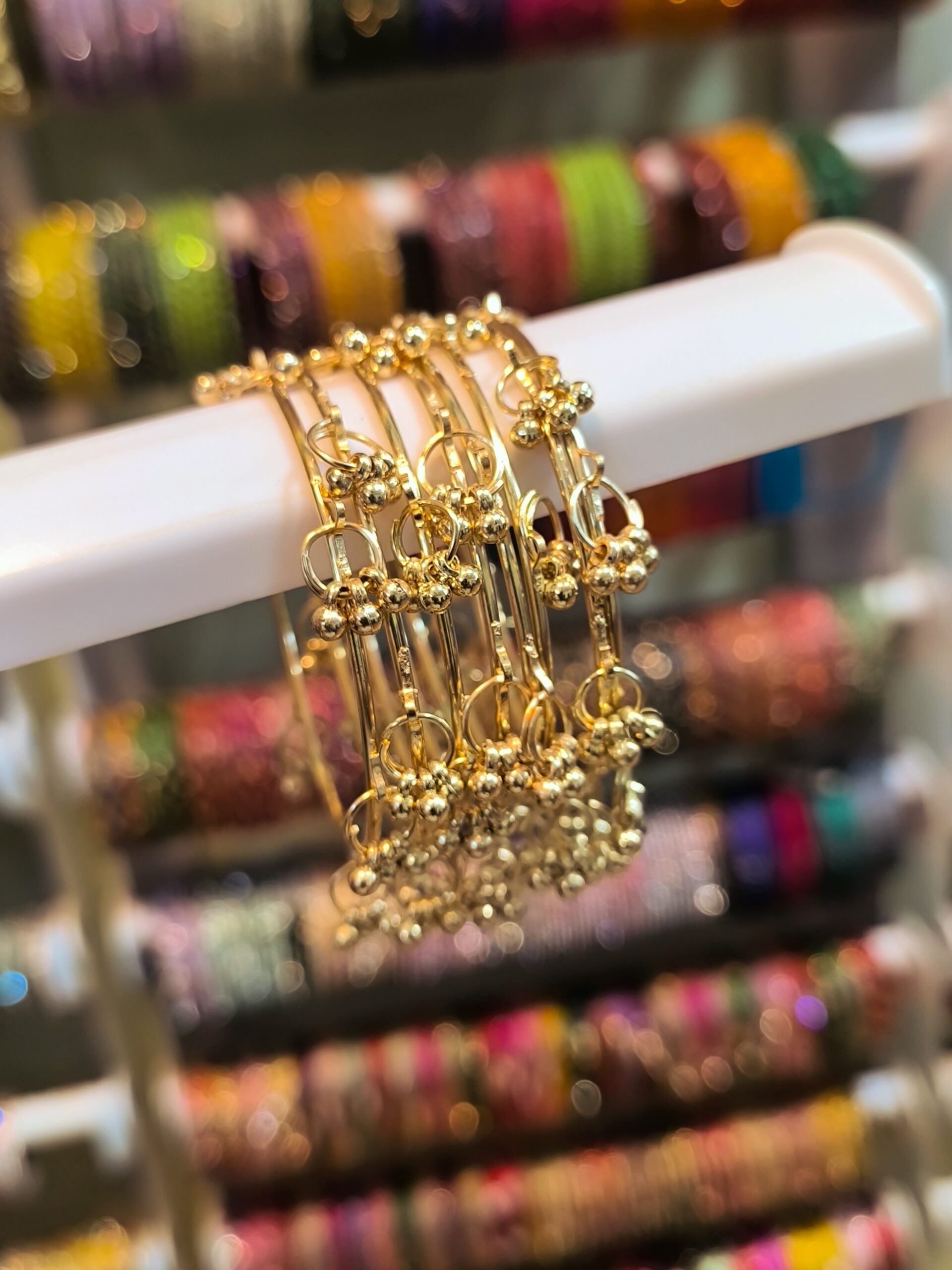 Kashmiri Bangles {Gold} -8 Pcs
