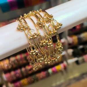 Kashmiri Bangles {Copper}-8 Pcs