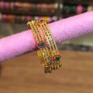 Ruhani Cascade Kada Bangles - 2Pcs
