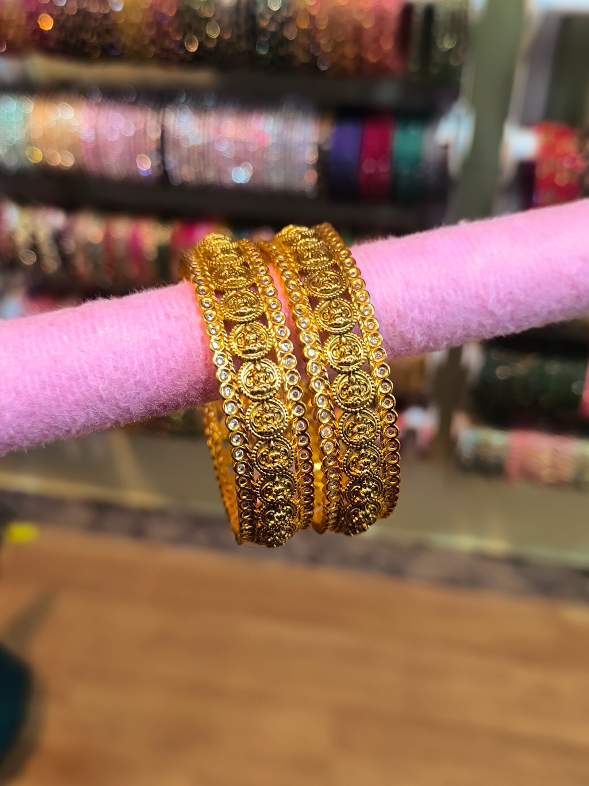 Temple Royal Kada Bangles - 2Pcs