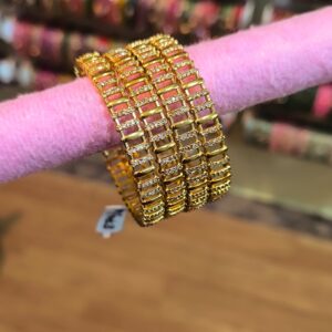 Maharani Weave Kada Bangles -4 Pcs
