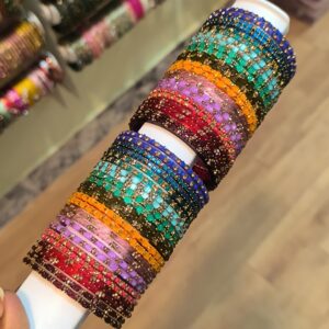 Multi colour Baby Shower Designer Bangles-2