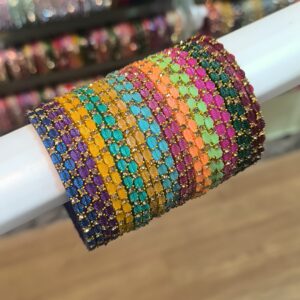 Leaf Elegance Baby Shower Bangles 2 Dozen