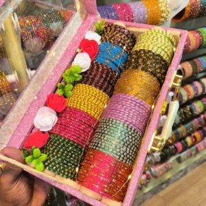 Premium Glass bangles box -12 dozen
