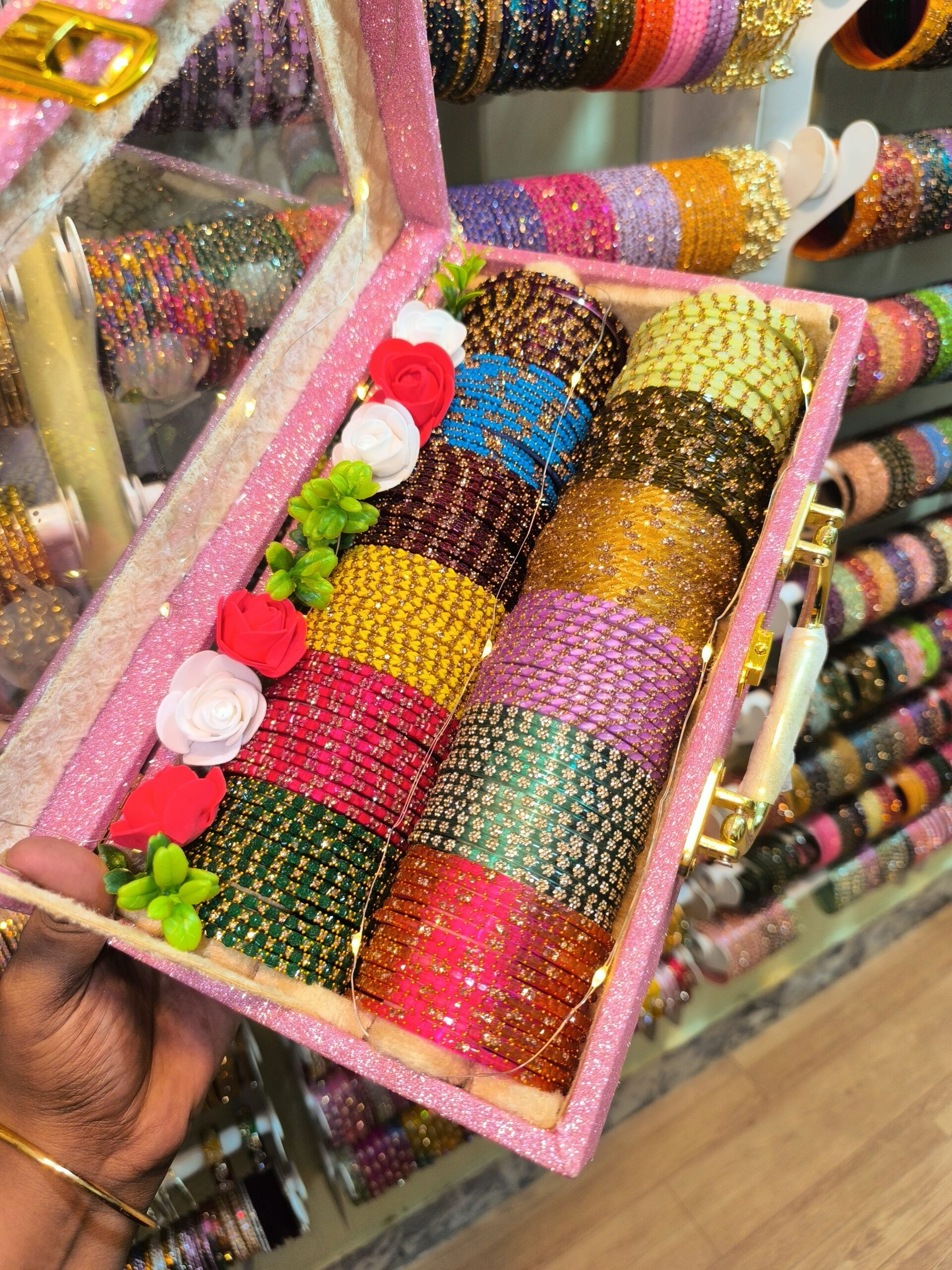 Premium Glass bangles box -12 dozen