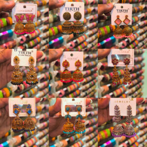 9-Color Jhumka Combo Gift
